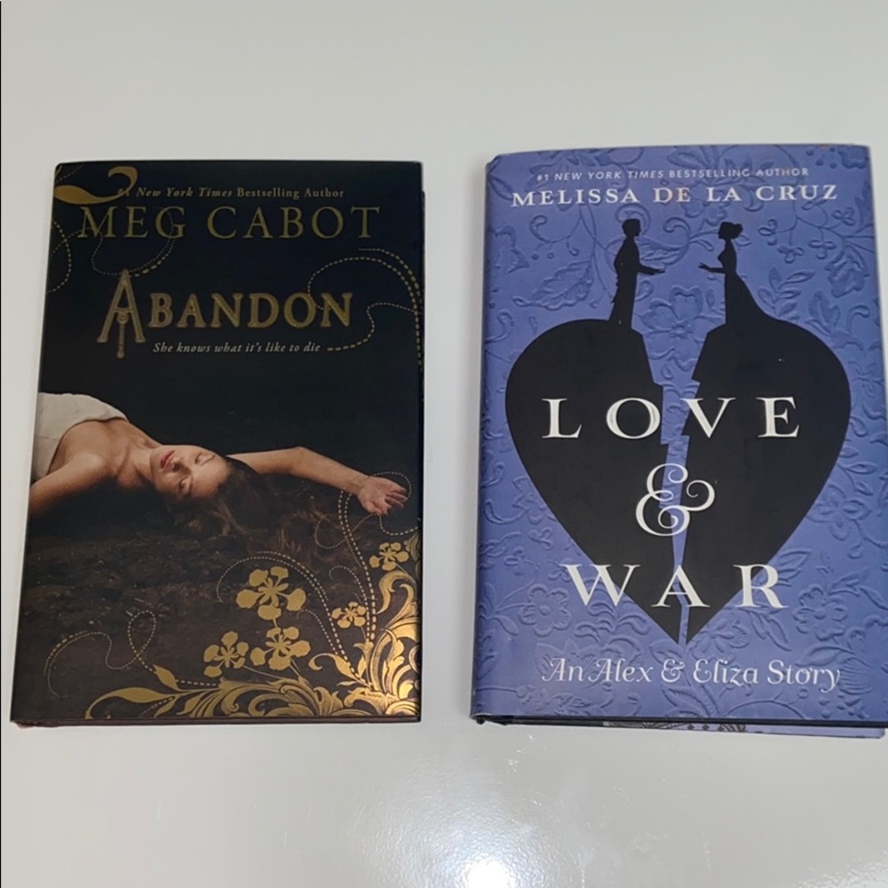Bundle of two young adult hardback books LIKE NEW